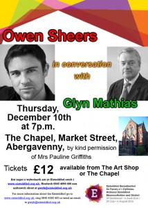 Owen Sheers talk Dec 2015